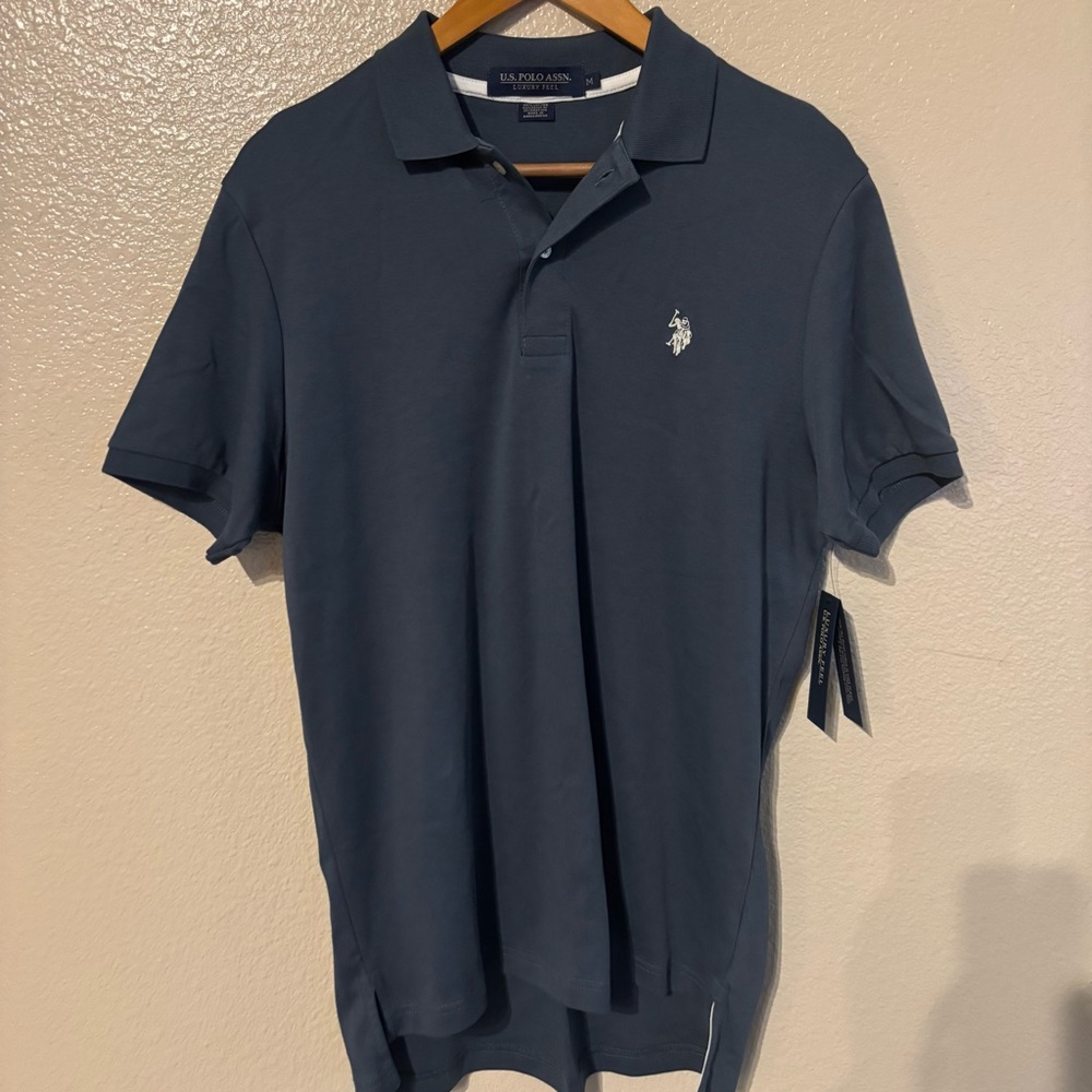 U.S. Polo Assn. Men's Navy Polo Shirt - Picture 2 of 4